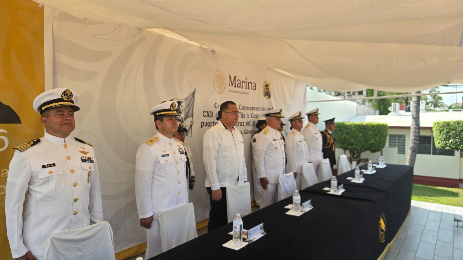 ceremonia conmemorativa por el 112 aniversario de la Gesta Heroica 