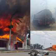 Incendio arrasa palapa en Halachó e impacta el turismo local