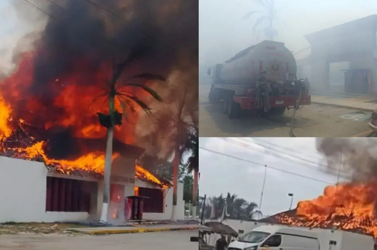 Incendio arrasa palapa en Halachó e impacta el turismo local