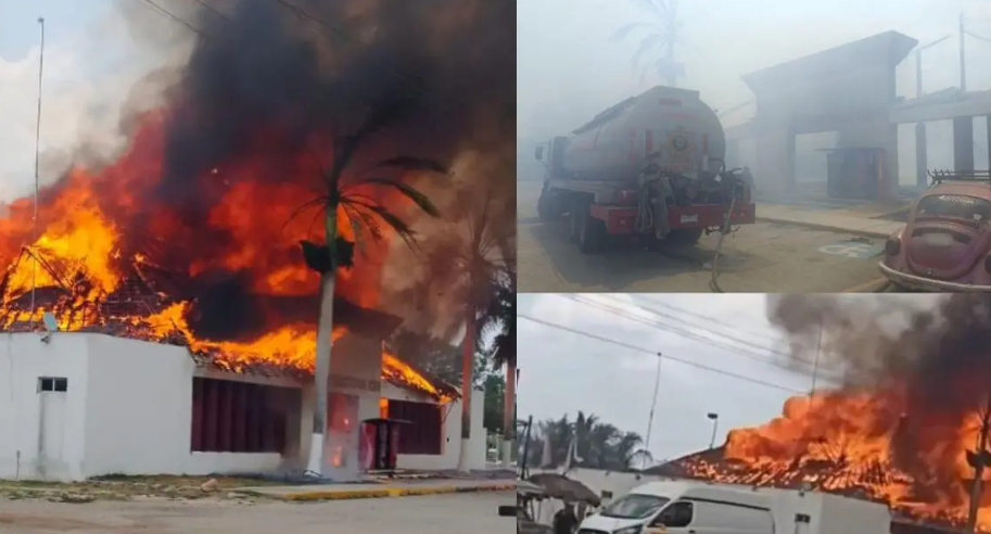 Incendio arrasa palapa en Halachó e impacta el turismo local