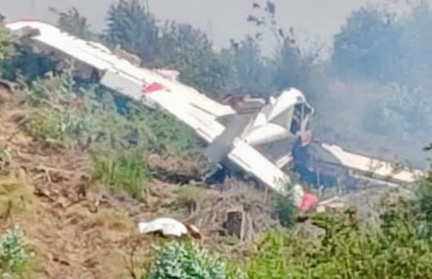 Hallan avioneta desplomada en selva de Campeche
