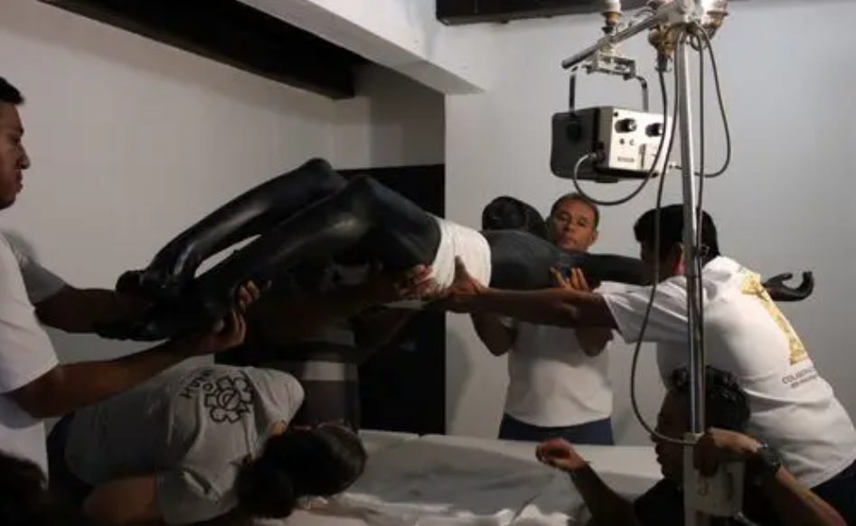 Cristo Negro de San Román sufre daños tras accidente en Campeche
