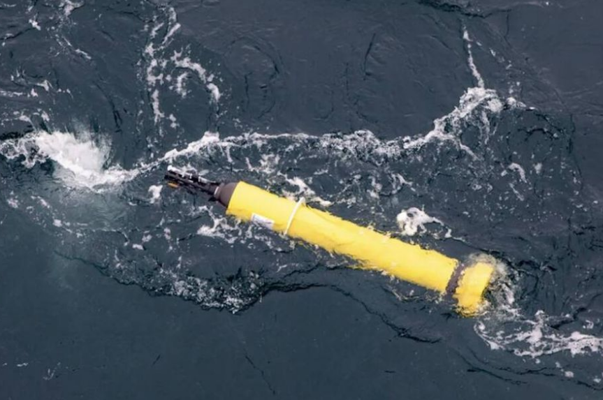 Datos científicos del robot bajo el hielo