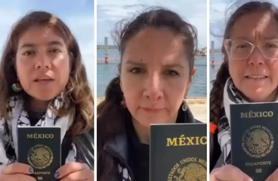 Al menos tres mexicanas secuestradas por Israel, viajaban en la flotilla