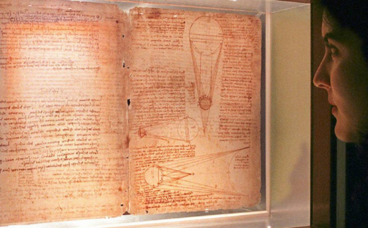 Bill Gates posee un manuscrito de Leonardo Da Vinci