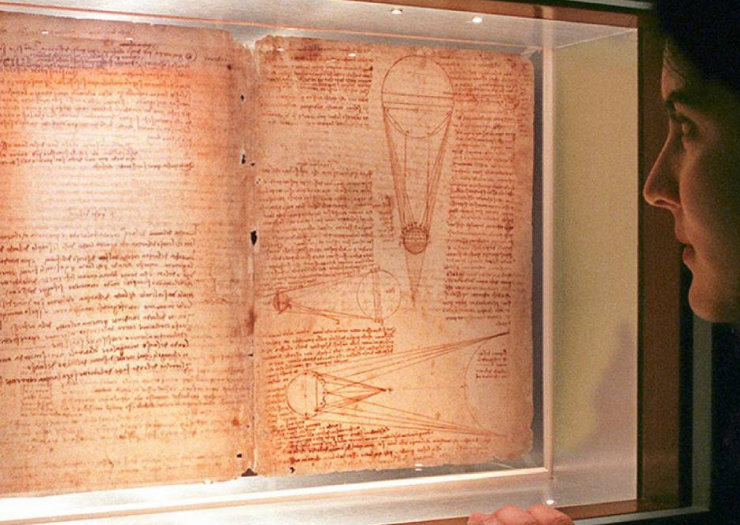 Bill Gates posee un manuscrito de Leonardo Da Vinci
