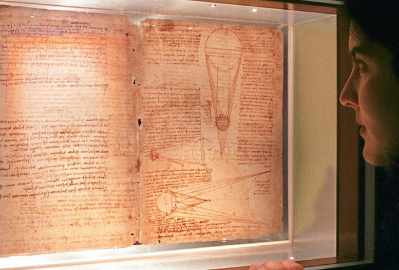 Bill Gates posee un manuscrito de Leonardo Da Vinci