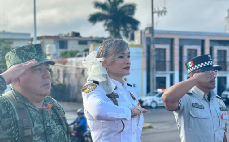 Sansores reconoce labor policial en Campeche
