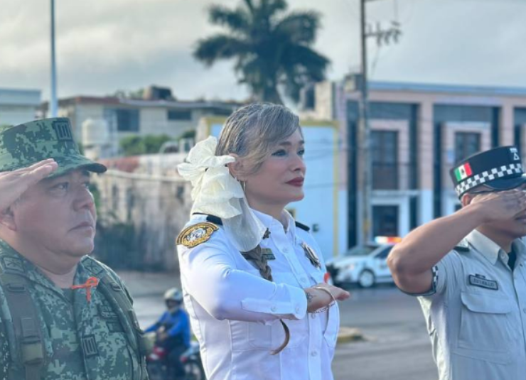 Sansores reconoce labor policial en Campeche