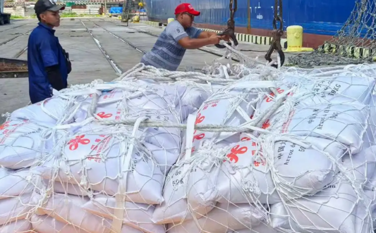 Cuba recibe cargamento de 15 mil toneladas de arroz de China