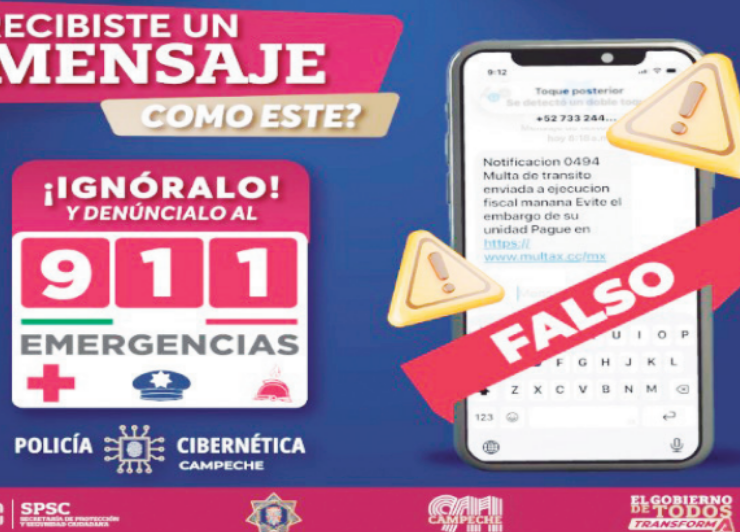Alerta: policía cibernética avisa de fraudes digitales mediante SMS