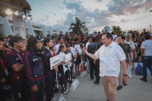 Delegaciones de distintos estados del país participaron en el Arranque de la Olimpiada Nacional CONADE 2026 realizado en Progreso, Yucatán.