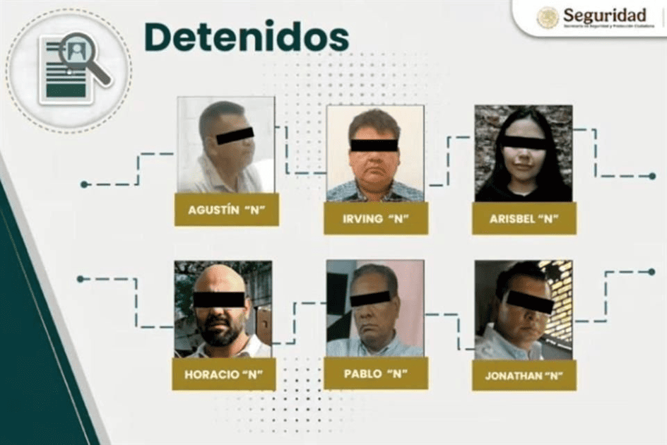 Congelan cuentas y aseguran red financiera
