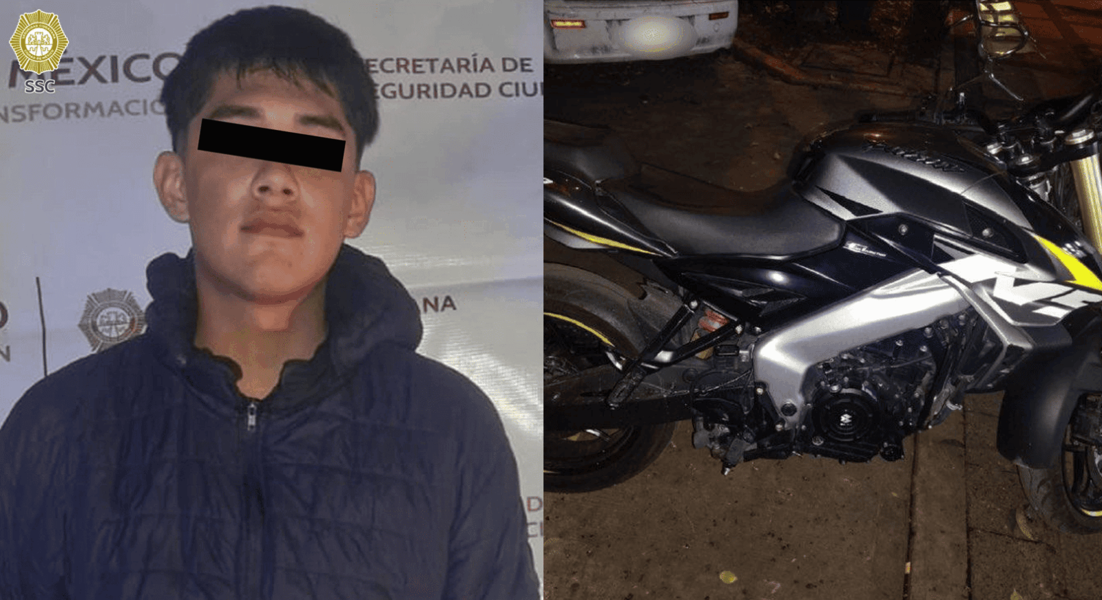 Detienen a presunto responsable de disparos en Paseo de la Reforma