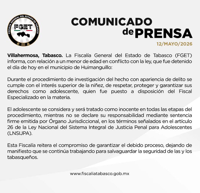Fiscalía General del Estado de Tabasco 