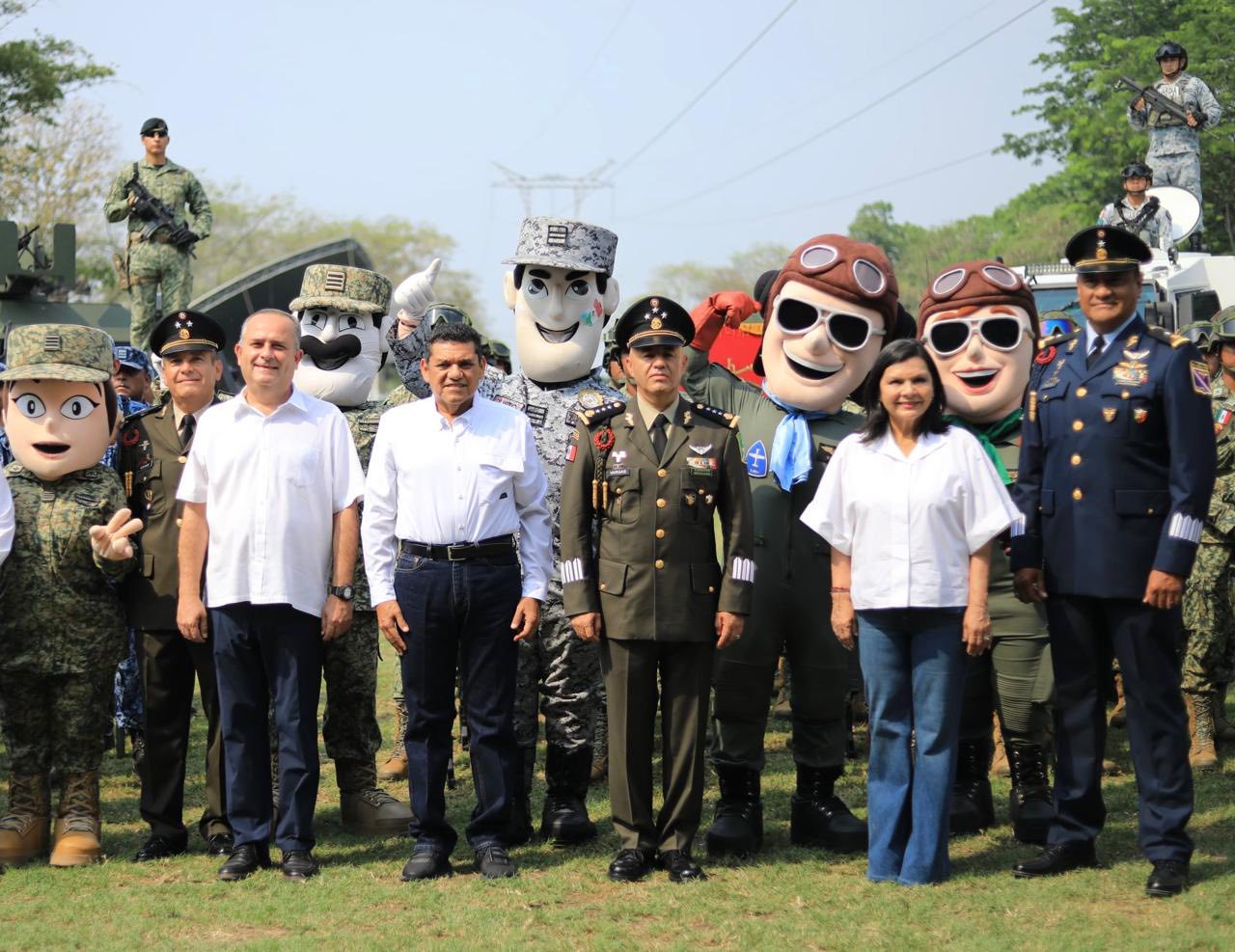 Concluye con éxito la exposición militar La Gran Fuerza de México en Tabasco