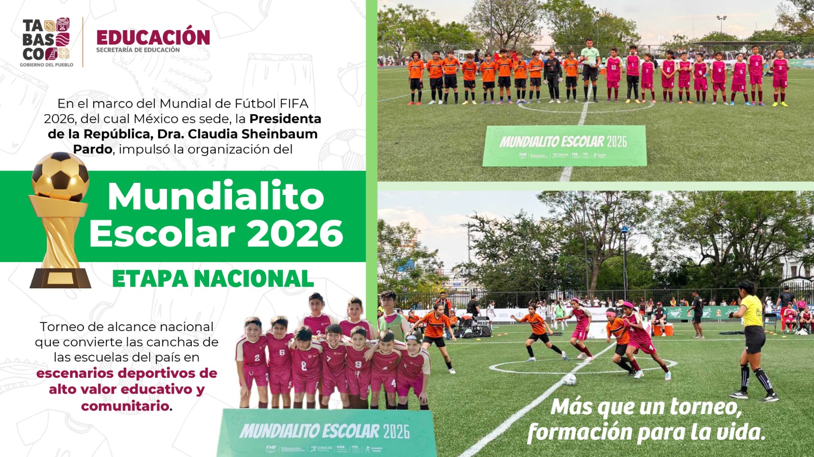 Mundialito Escolar entra a fase semifinal