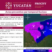 Prevén lluvias fuertes en Yucatán durante próximos días: ¡Alerta Total!