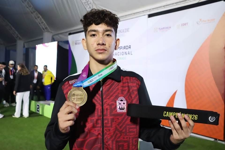 Oro Histórico: Quintana Roo conquista Taekwondo nacional en CONADE 2026