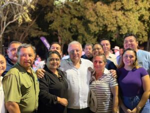 En su visita a Chetumal, Rafa Marin, estuvo con integrantes de varias comunidades de Quintana Roo