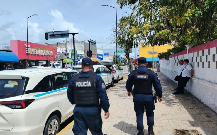 Refuerzan vigilancia en Playa del Carmen con operativo permanente SSCM
