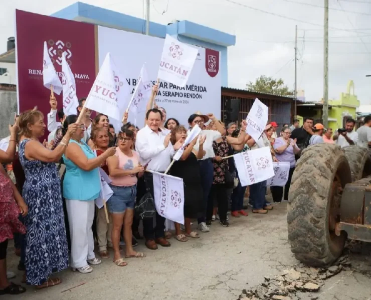 Rehabilitación de calles en la Serapio Rendón transformará la movilidad de la zona