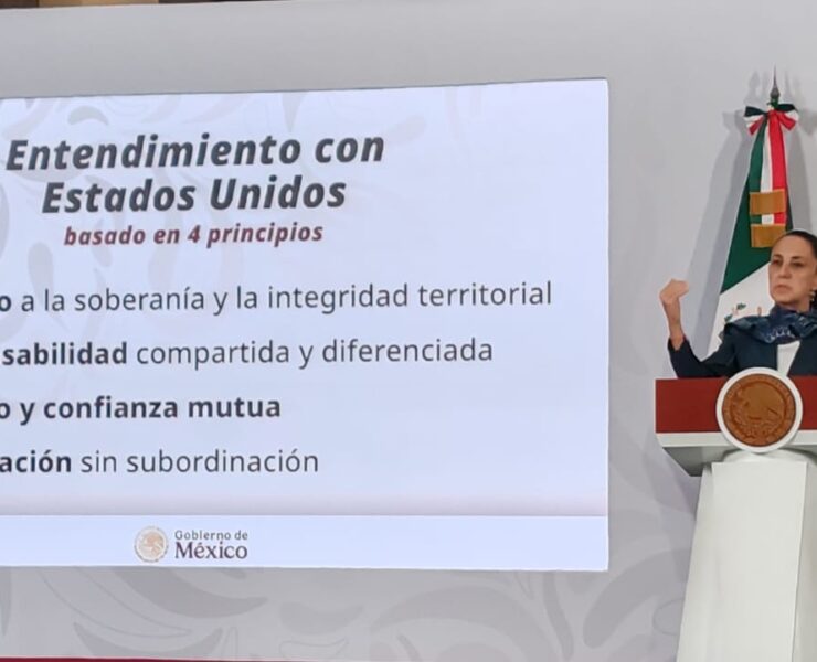 Sheinbaum descarta crisis con EUA y acusa narrativa mediática