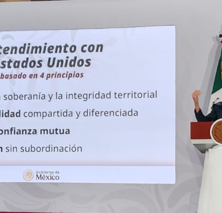 Sheinbaum descarta crisis con EUA y acusa narrativa mediática