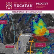Yucatán bajo lluvias fuertes por varios días