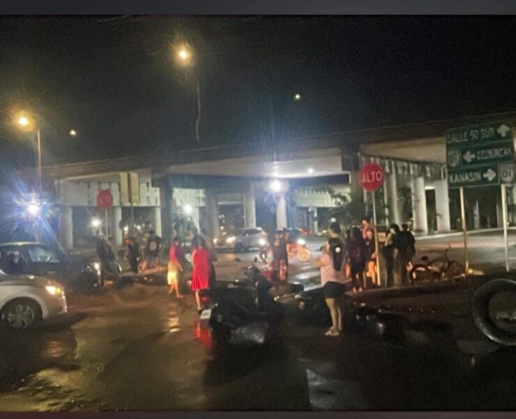 Apagones Desatan Caos y Bloqueos Nocturnos en Varias Colonias Mérida