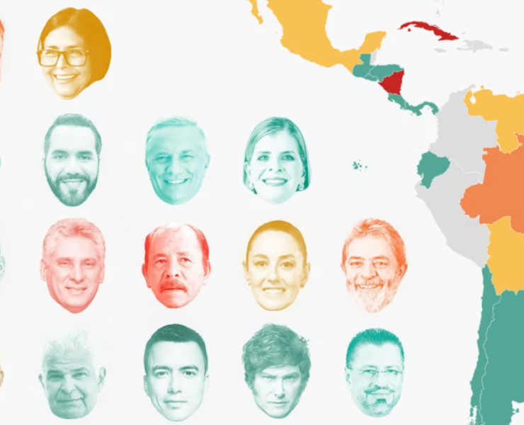 Este es el mapa de aliados, rivales y enemigos de Trump