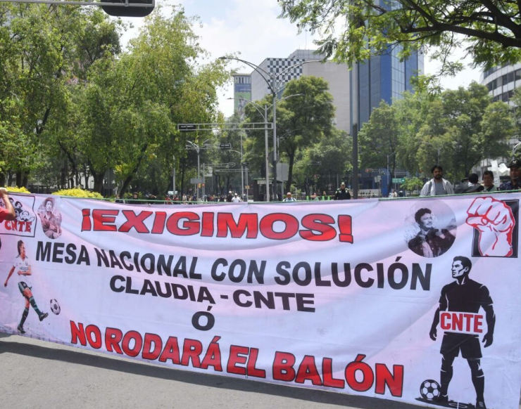 CNTE reforzará plantón en Ciudad de México