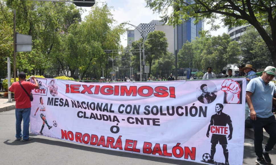 CNTE reforzará plantón en Ciudad de México