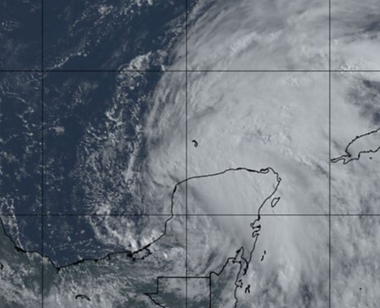 Monitoreo de la depresión tropical "Cristina"