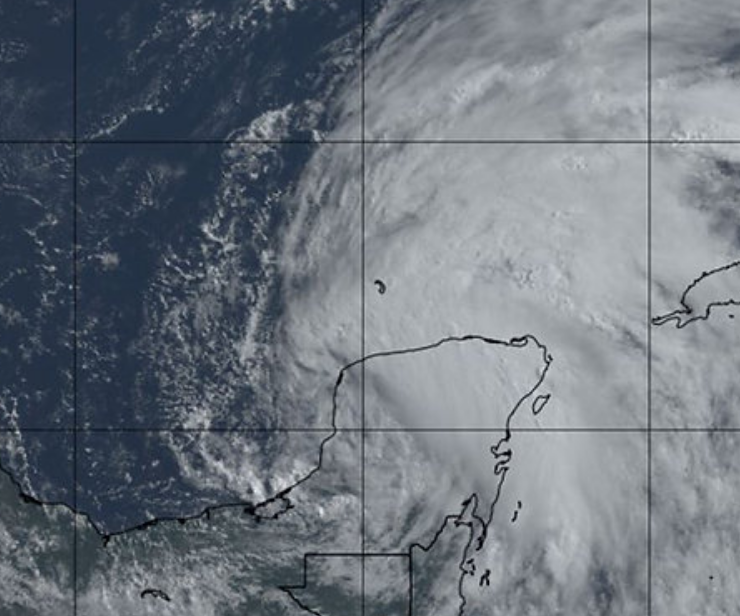 Monitoreo de la depresión tropical "Cristina"