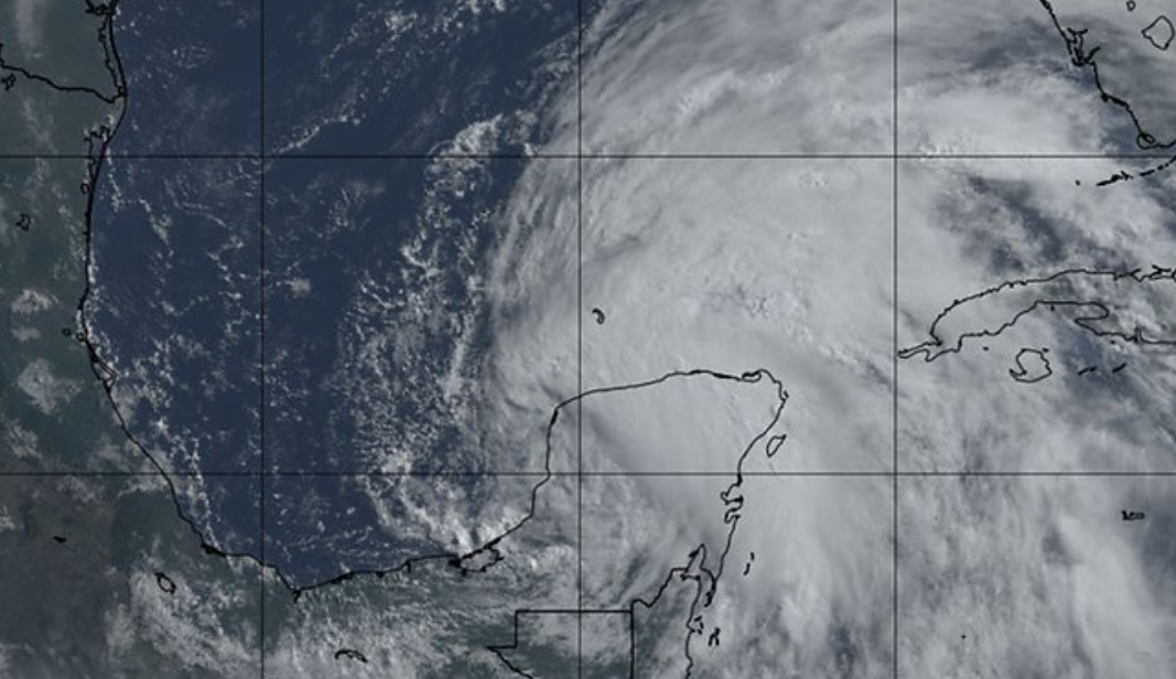 Monitoreo de la depresión tropical "Cristina"