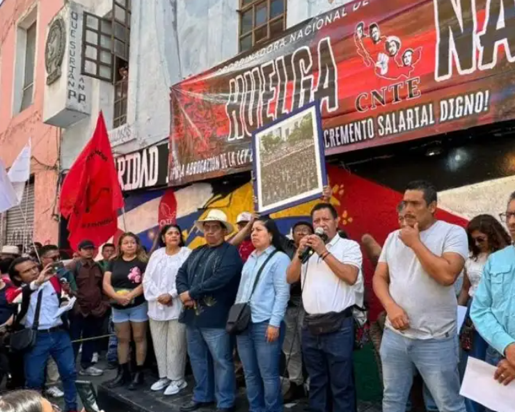 CNTE oficializa receso de huelga nacional