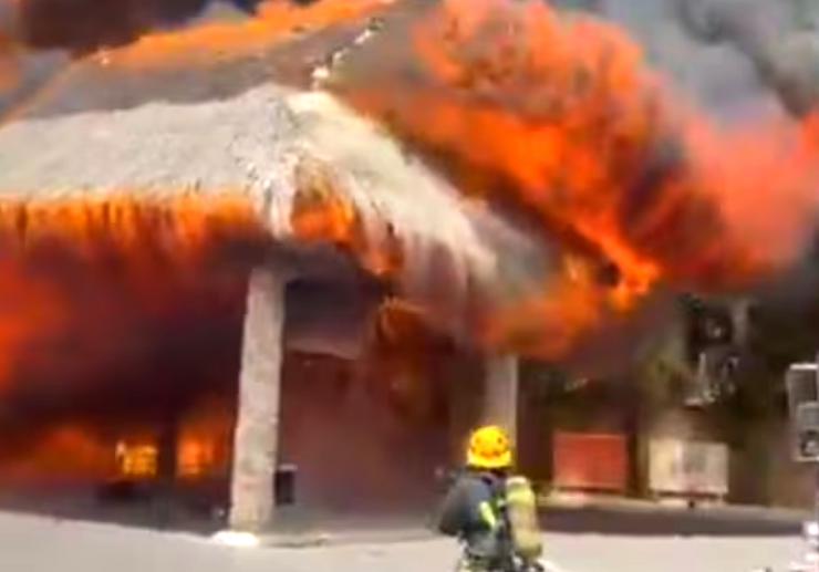 Incendio en un hotel all inclusive de Republica Dominicana