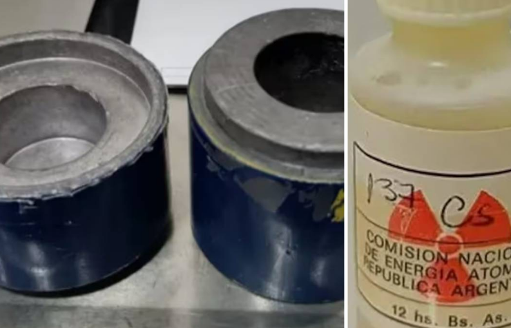 Desaparece una cápsula con cesio-137 en Argentina