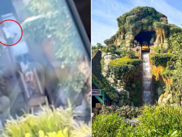 Joven se cae de juego mecánico en un famoso parque de diversiones