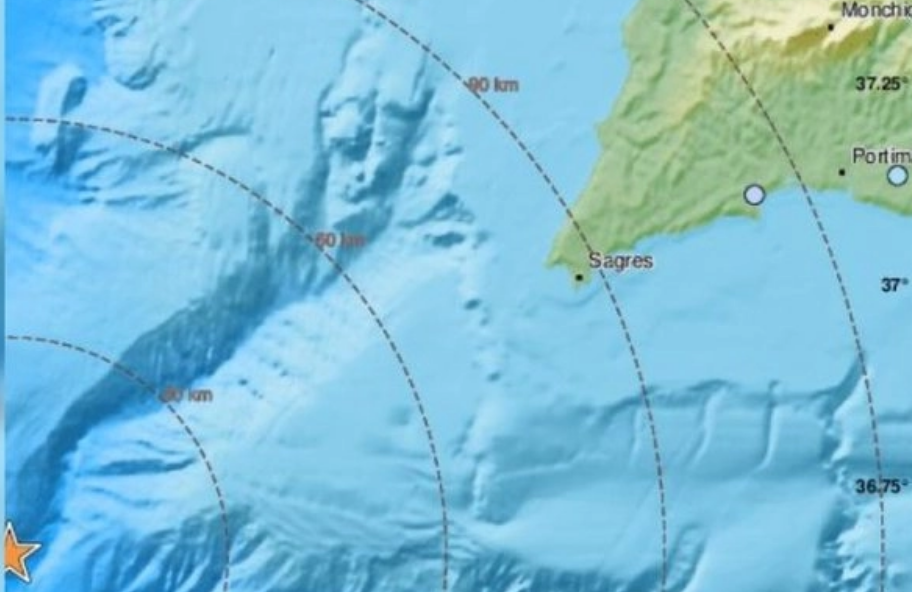 Sismos sacuden el sur de Portugal