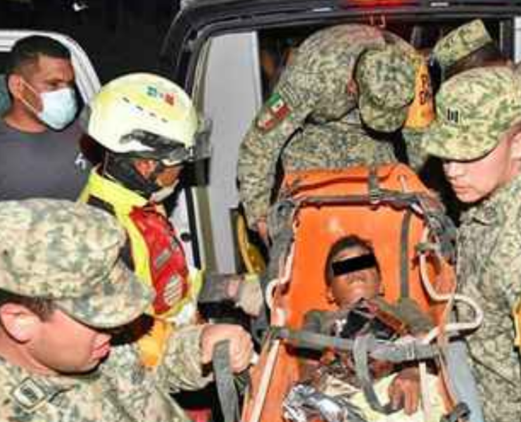 Ejército Mexicano rescata a un niño de nueve años en Venezuela