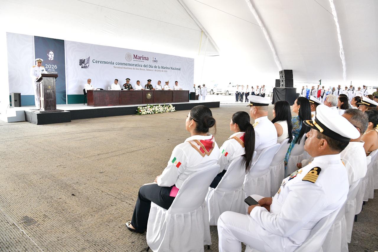 Conmemoran Día de la Marina Nacional