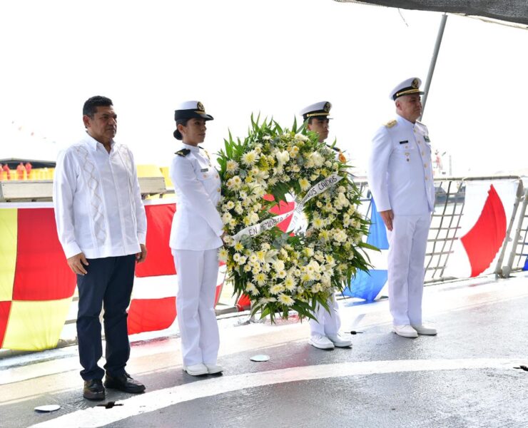 Conmemoran el 84 Aniversario del Día de la Marina Nacional en Dos Bocas