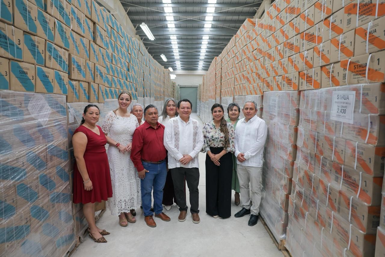 Distribución masiva de libros en Yucatán: Joaquín Díaz Mena arranca la distribución de 2.7 millones de libros de texto gratuitos