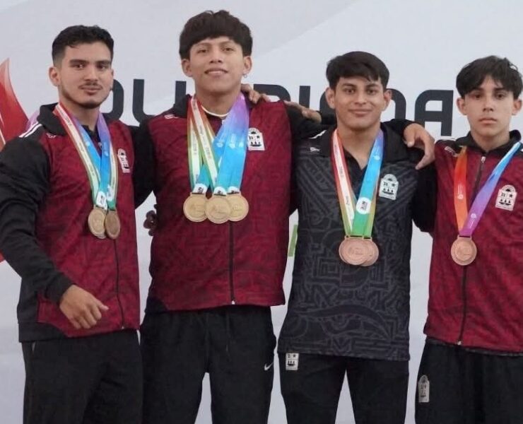 Equipo varonil de Halterofilia arrasa con 13 metales más en la Olimpiada Nacional CONADE