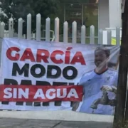 Falta de agua en Nuevo León provoca manifestaciones en García