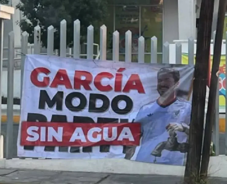 Falta de agua en Nuevo León provoca manifestaciones en García