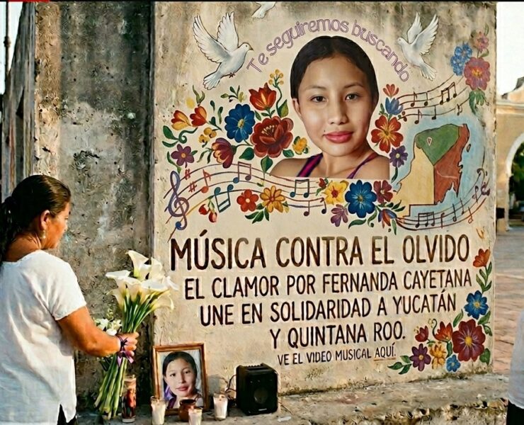 Música contra el olvido: El clamor por Fernanda Cayetana une en solidaridad a Yucatán y Quintana Roo