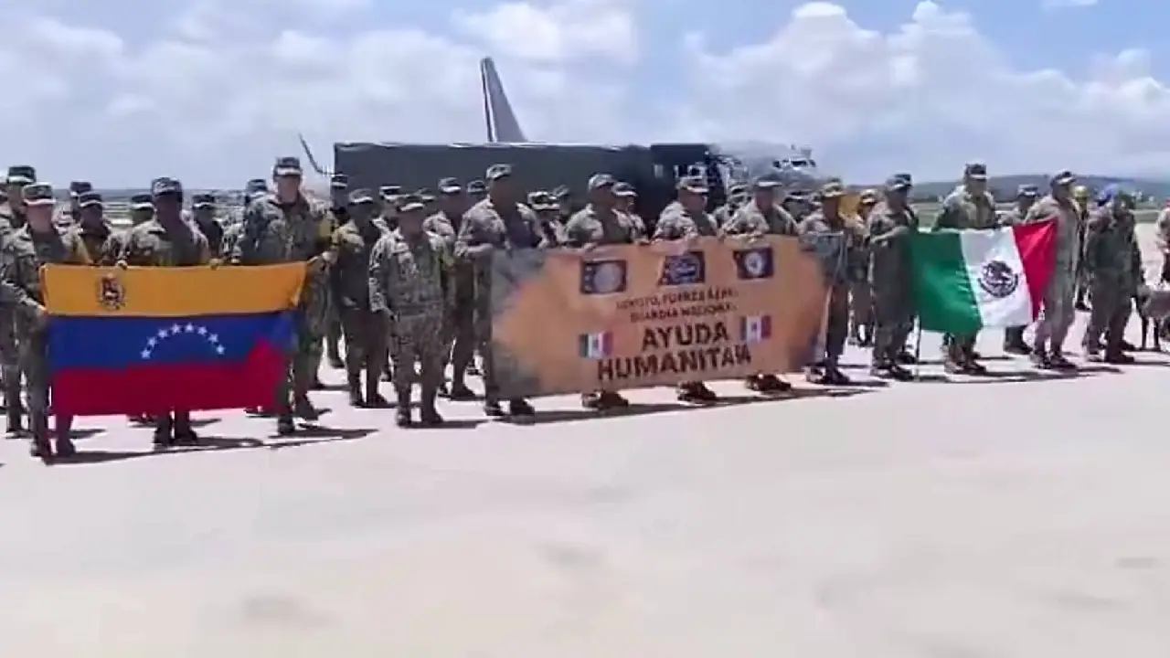 México envía contingente de rescate para fortalecer las labores de emergencia